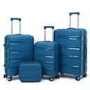 PP zip trolley case with colour-matched sinking lock explosion-proof tarpaulin bags
